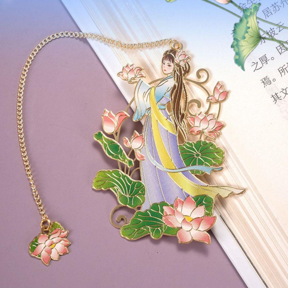 Hollow Book Clip with Tassel Pendant Pagination Mark Stationery Bookmarks  Book Lovers