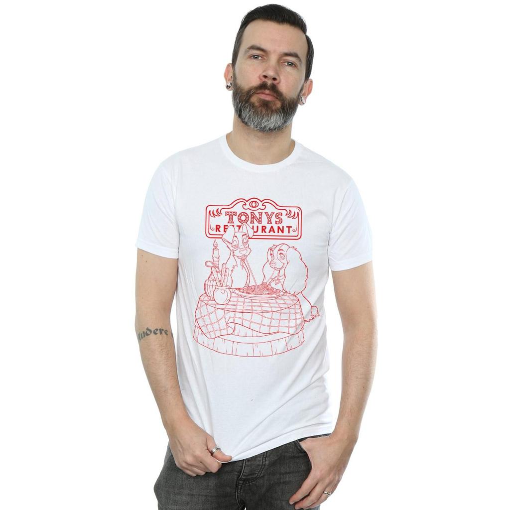Disney Mens Lady And The Tramp ThatÂ´s Amore T-Shirt