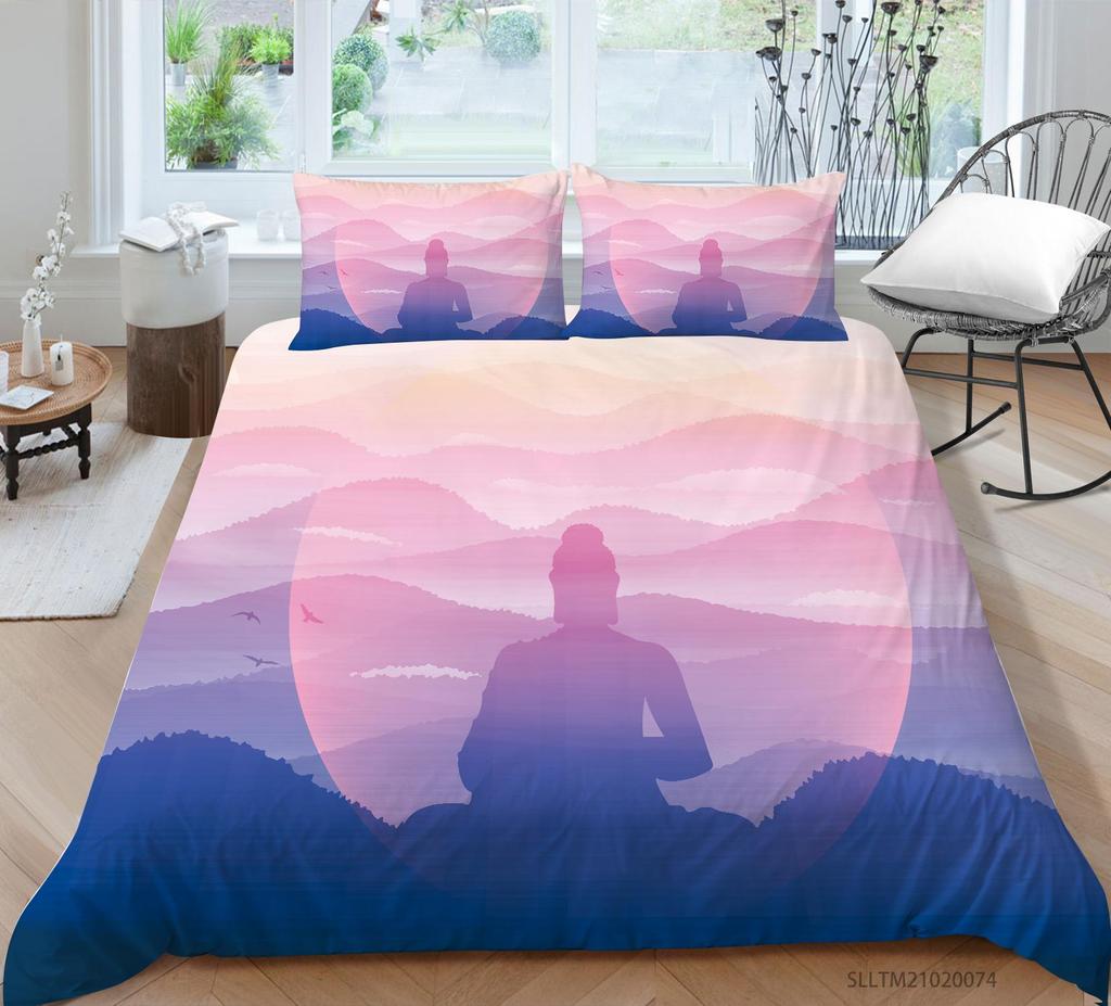 Scenery Duvet Cover 3D Printing Soft Bedding Cover Queen Single Size Luxury Home Textiles Girl Woman Bed Set Gift