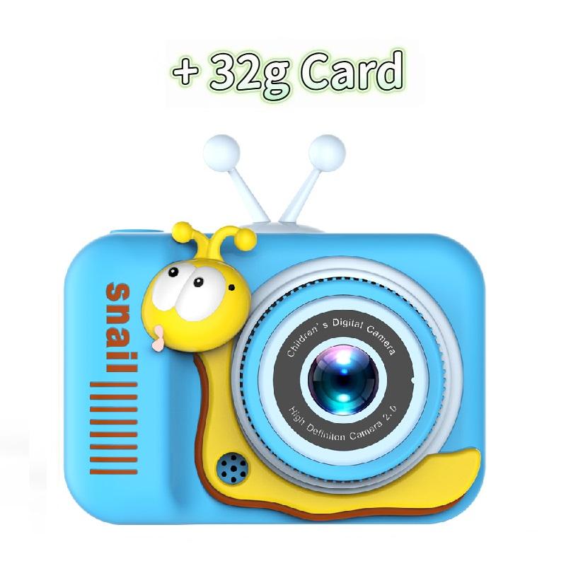 Детская камера Цифровая камера 20 МП Камера для детей Селфи 4-кратный цифровой зум 2,0-дюймовый экран Двойные линзы