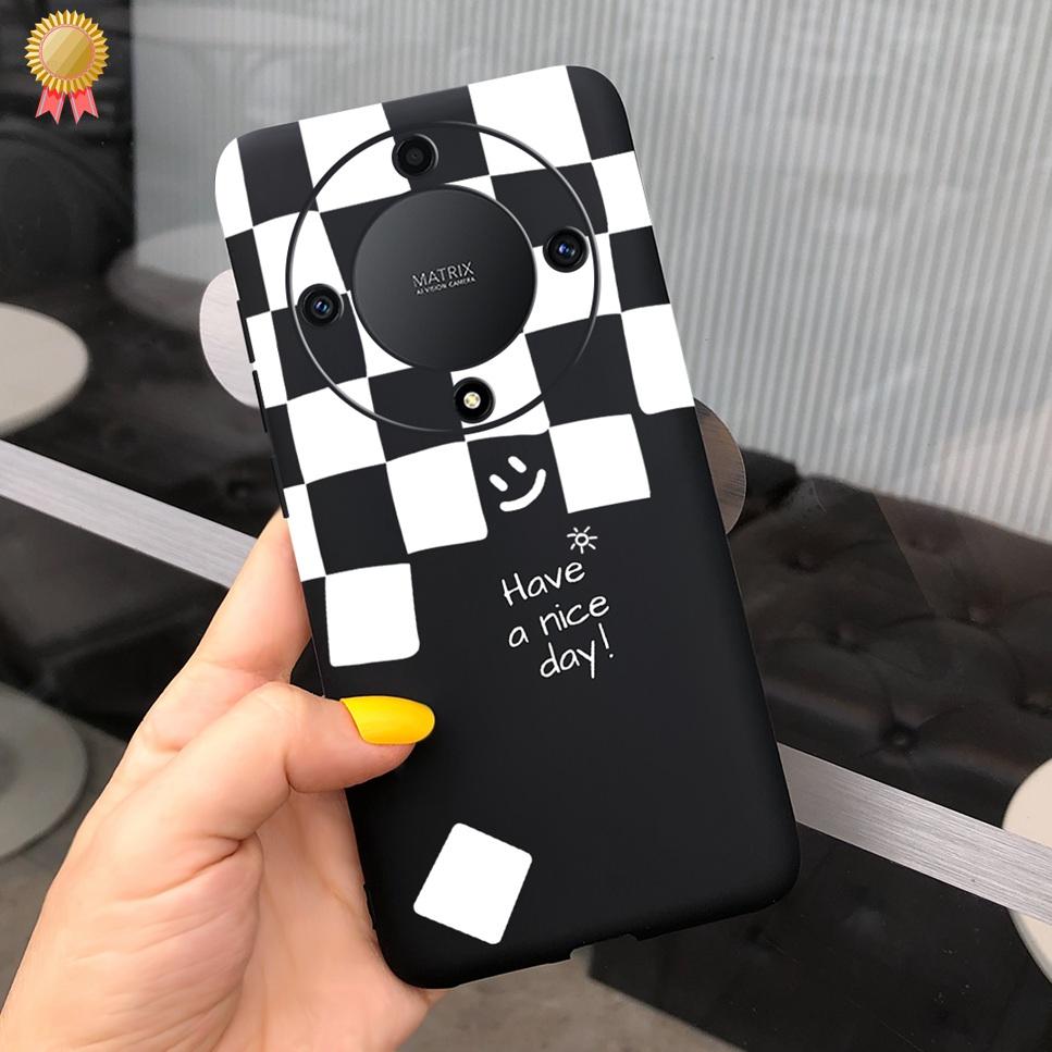Luxury Case For Honor X9a Soft TPU Capa COOL New Cute Animal Painted Back Coque For Honor X9a X8A X7A 9XA 8XA 7XA  Bumper Bags