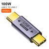 EONLINE 3D USB C Adapter 40Gpbs USB Adapter Supports 8k60HZ and 100W Fast Charging Type C to Type C Compatible Thunderbolt 3/4