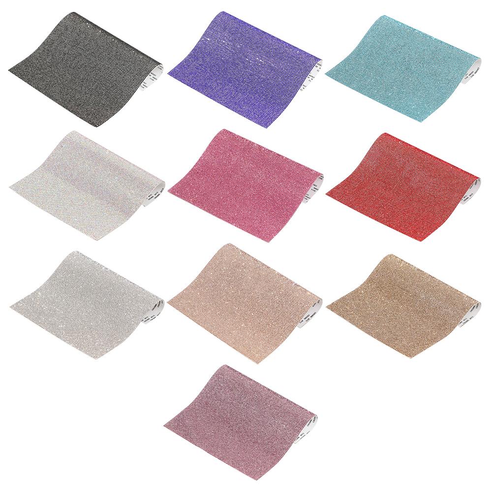 Подарки своими руками Украшение для вечеринки Кристальная наклейка Лист страз Блестящая наклейка Блестящая отделка Аппликация