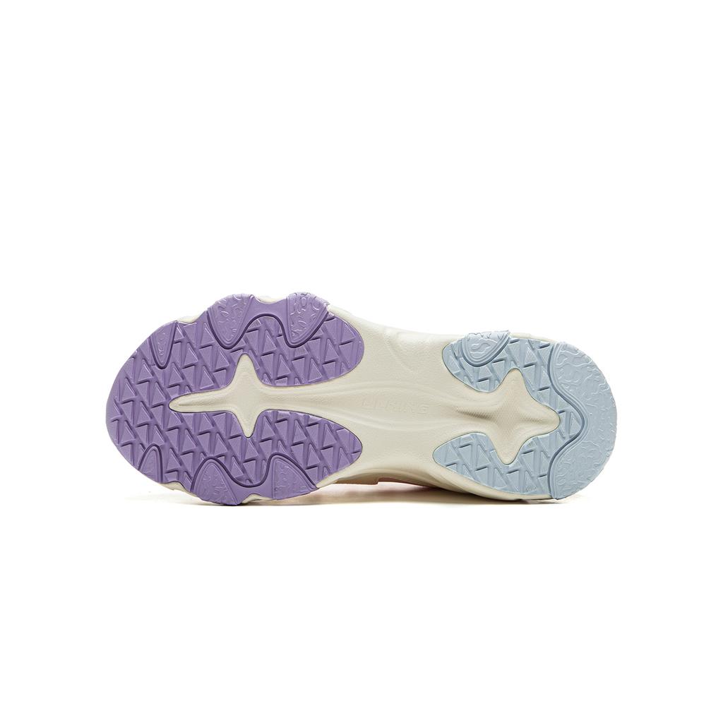 Li Ning Kids Sports Lifestyle Series Synthetic Leather Comfortable Fashion Non-Slip Wear-Resistant Low-Top Casual Shoes Kids Casual Shoes YKCU178-12