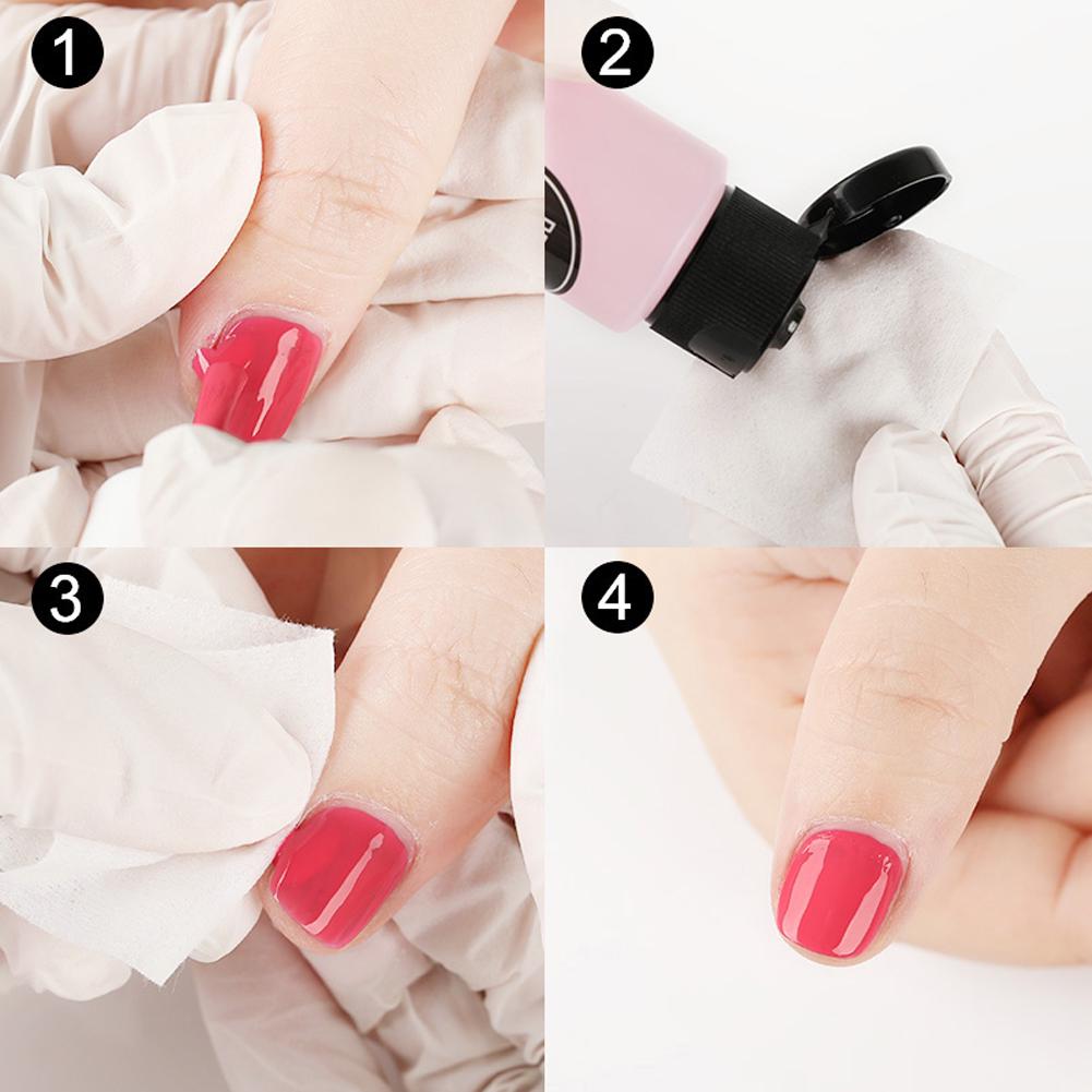 Использование лака для удаления покрытия