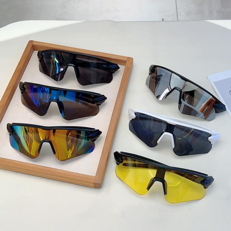 Спортивные очки с полуободковой оправой для мужчин, зеркальные, большого размера, профессиональные велосипедные солнцезащитные очки облегающей формы, защитные очки с защитой от УФ-лучей