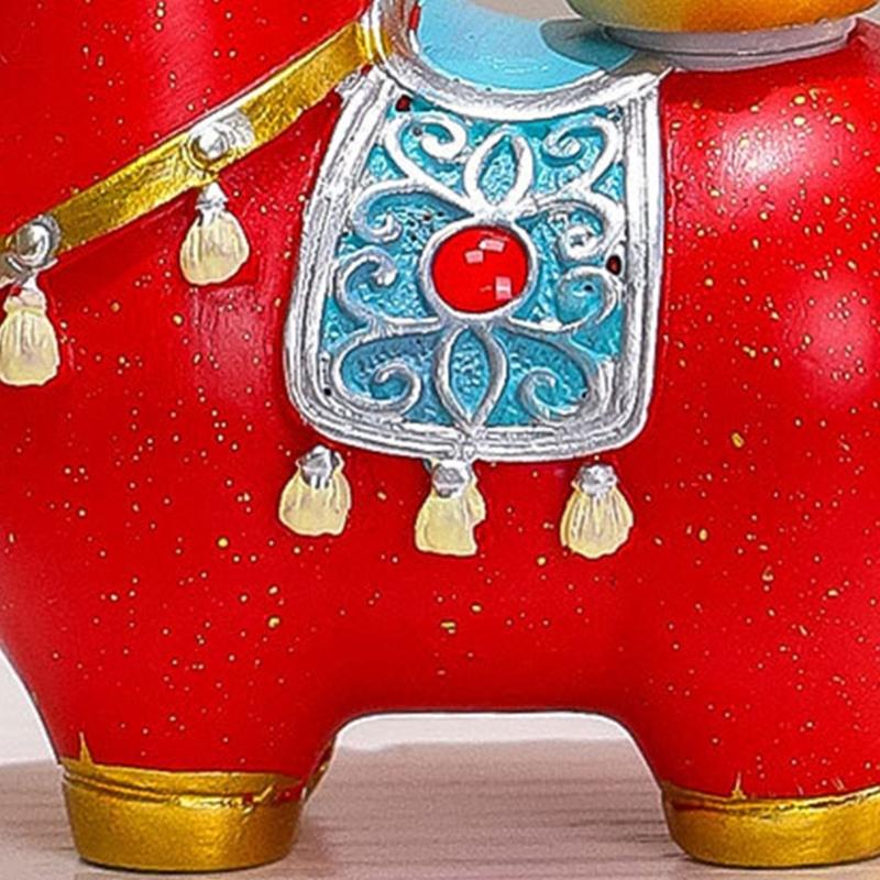 Скульптура из смолы 'Год Лошади' Новогодняя декоративная фигурка, символизирующая удачу и процветание. Для подарка или для полки/стола