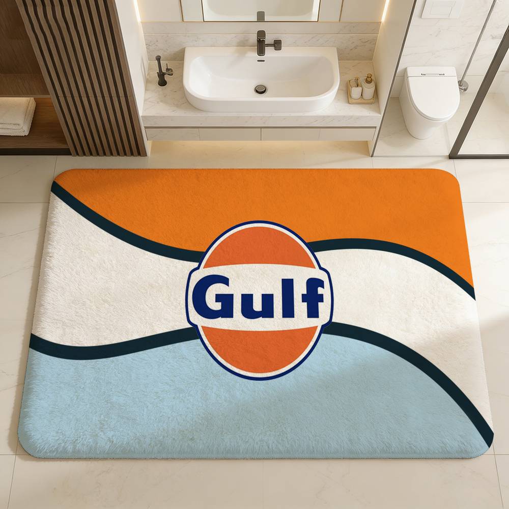 G-Gulfs Racing Logo Entrance Door Mat Nordic Style Home Doormat Bathroom-Toilet Mats Bedroom Hotel Decor Mat