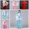 Performance Cosplay Dress Chinese Hanfu Skirt Flower Embroidery Chinese Costume Outdoor