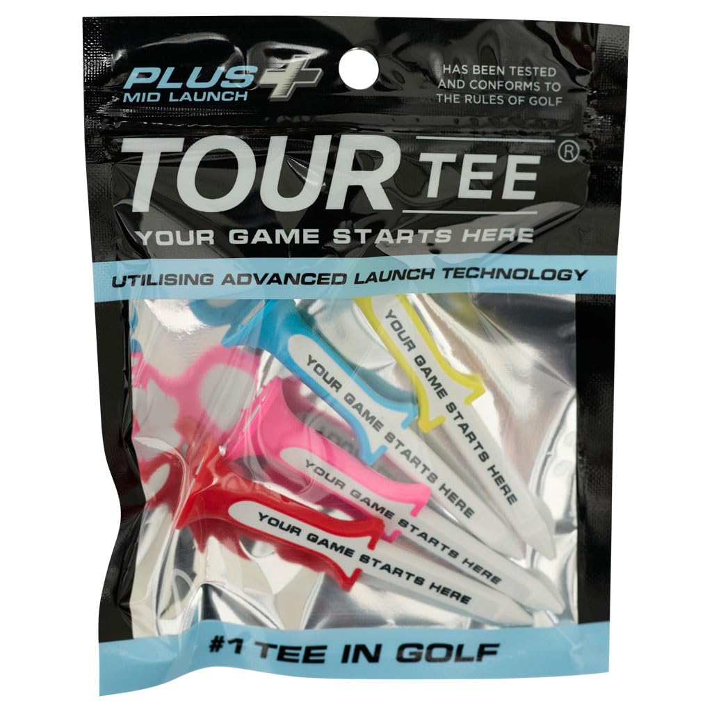 Tour Tee PLUS MID LAUNCH Golf Tees (4 tees)