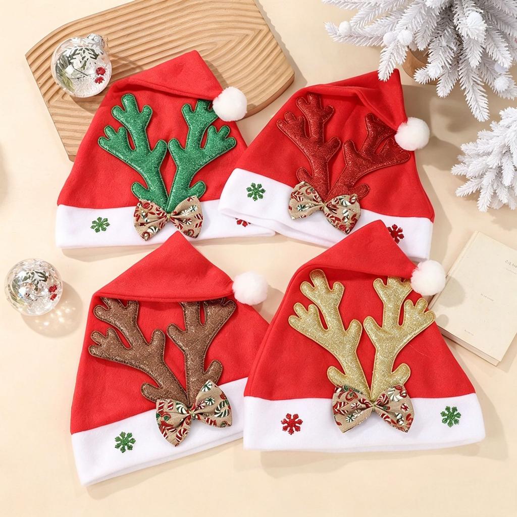 Cross-border Christmas hat wholesale Santa hat Christmas elk snowman decoration multi-style hat