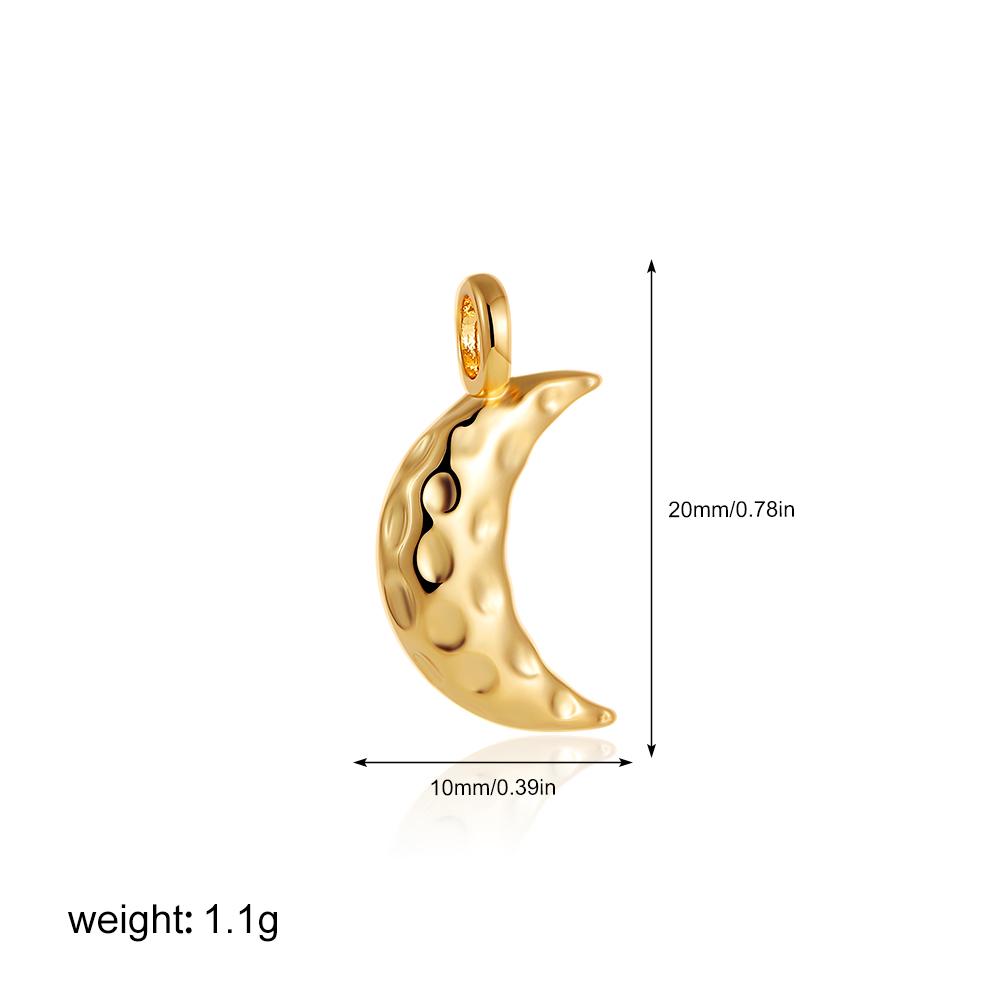 Dainty Sun Moon Star Cross Evil Eyes Multi-Symbol Pendant Necklace 18k Gold Plated Charms Birthstone Dainty DIY Zircon Gifts