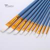 10Pcs/Set Different Size Paint Brush Pens for Artist Watercolor Oil Painting