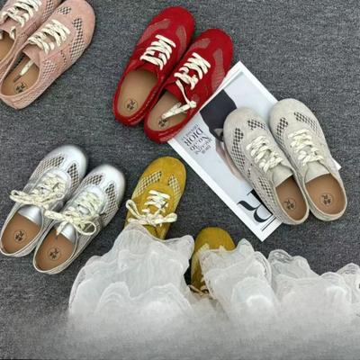 Сетчатая обувь дышащая немецкая тренировочная 2025 лето легкая новая обувь Форреста Гампа универсальная на плоской подошве спортивная и повседневная обувь тренд