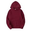 Women Mens Solid Color Drawstring Hooded Sweatshirt Pullover Hoodies Causal Long Sleeve Top Undershirt