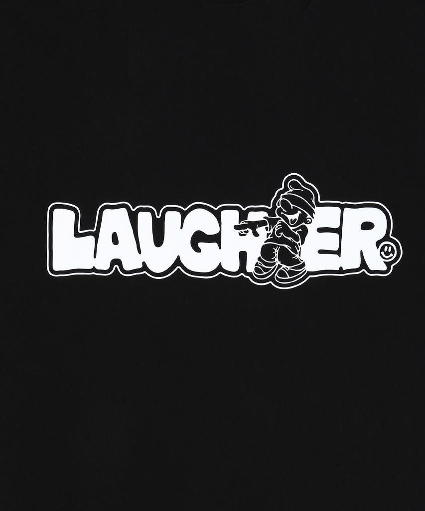Футболка с логотипом LAUGHER - Черная