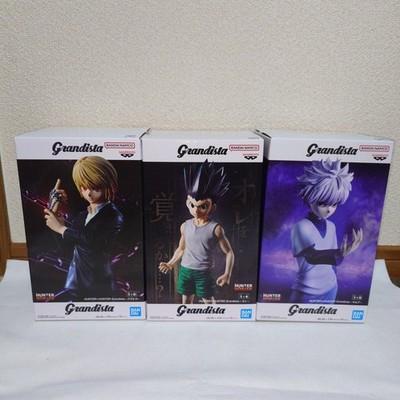 HUNTERHUNTER Grandista 3 Figure Set Gon Killua Kurapika BANPRESTO Japan FS