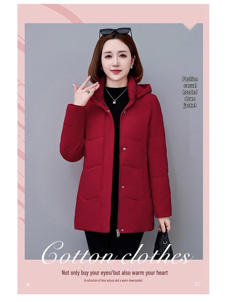 Женский зимний пуховик 2025 с утолщенным слоем - Тренд стиля "Маленькая хрупкость"