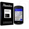 Tempered Glass for Garmin Edge 1040 - Edge 1040 Solar [Pack 2] Phonillico® Bike GPS Screen Protector Glass Film