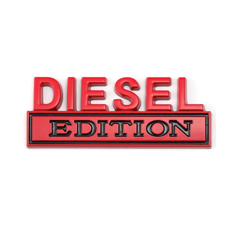 Diesel Logo Edition Emblem Badge Front Hood Grille Car Sticker for Jeep Compass Renegade Ford RS200 F150 F250 F350 Silverado RAM AF3