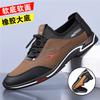 Men's Shoes Spring 2025 New Casual Shoes Leather Pumps Men's Casual Shoes Men's Casual Shoes Popular British Low-Top Men's Shoes