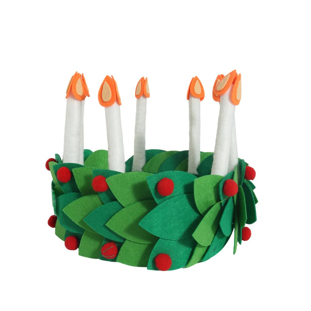 Christmas Party Headwear Decorative Santa Hat Creative Shape Christmas Dress