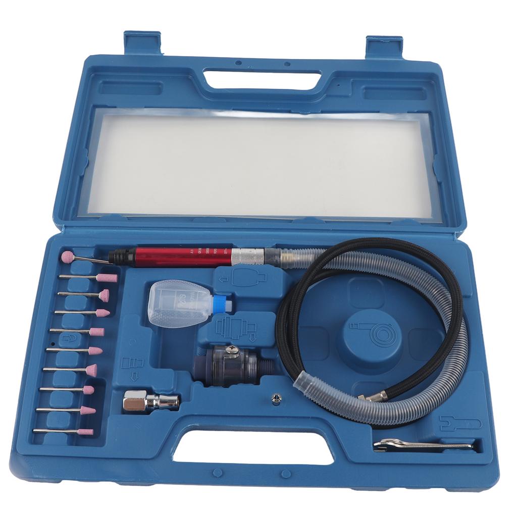 17Pcs Air Micro Grinder Kit Light Mini Pencil Polishing Tool for Jewelry Cleaning