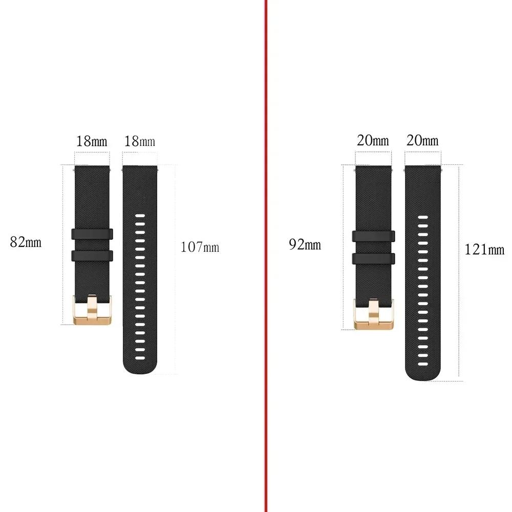 18 20 мм ремешок для часов из ПУ кожи для Garmin Venu 2 Plus/sq2/Vivoactive 3 3S 4S Forerunner 245 645 158 55 умный браслет ремешок