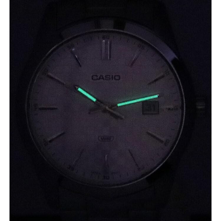 Часы Casio Аналоговые Белый Циферблат Белые Мужские - MTP-VD03D-7AUDF Белый,