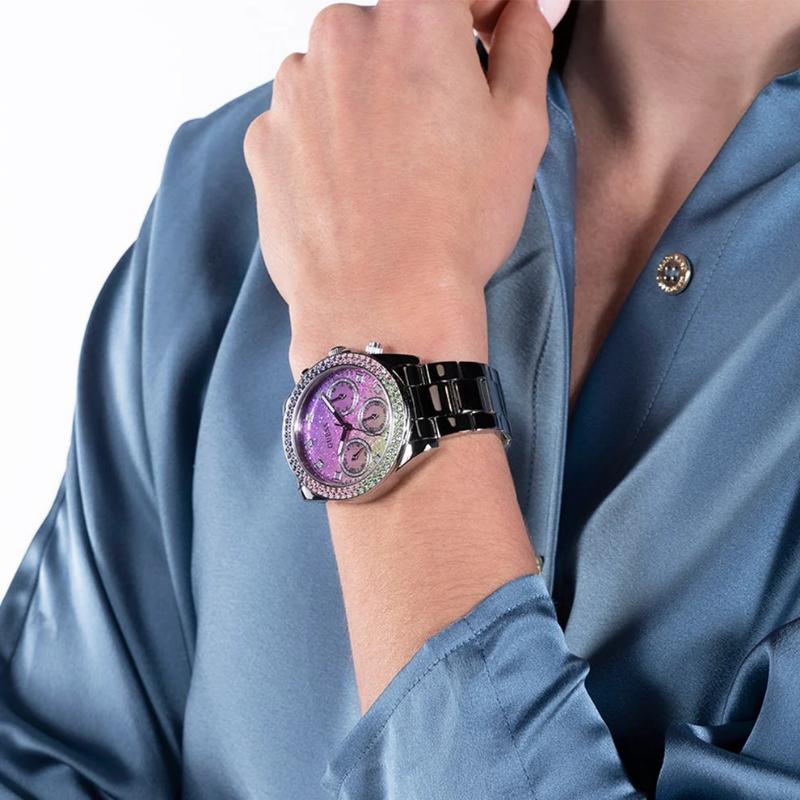 Guess GW0483L1 Sol Радужные блестящие женские часы с циферблатом