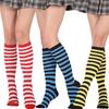 New Colorful Striped Socks Women Funny Christmas Gifts Sexy Thigh High Nylon Long Stockings Cute Knee Socks For Girls