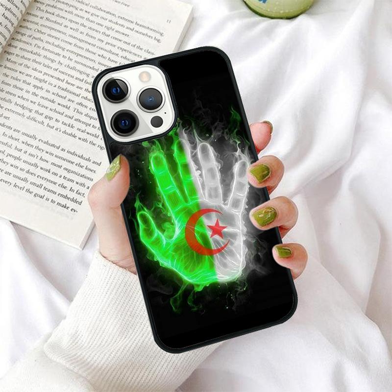 Algeria Flag Algerian Phone Case For iPhone 17 Air 15 16 14 11 12 13 Pro MAX Plus cover shell coque