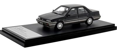Inter Allied Hi Story Nissan LANGLEY 4 DOOR SEDAN GT TWINCAM металлик Готовый продукт 1/43 (1988) Черный / Серый