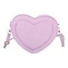 Cute Heart Shaped Handbag Multifunctional and Stylish Shoulder Bag for Everyday Use Perfect for Women  Pink