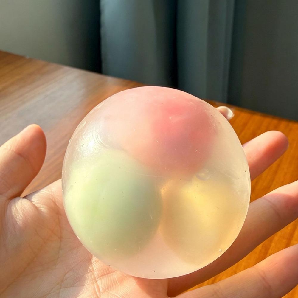 Venting Toys Crispy Ball Squishy Three Times Sensory Fidget Toy Rice Dumpling Squishy Kid Adults