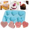 Love Shape Silicone Baking Mould Easy Release Non-Stick Chocolate Cake DIY Handmade Gifts Molds Home Kitchen Baking Accessories