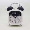 Alarm clock silent bedroom bedside simple student alarm clock cartoon clock multi-functional metal children's luminous small alarm clock