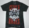 Серая футболка унисекс Guns N' Roses Band Appetite Destruction Tie Dye
