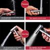 Silver High Pressure Spray Pressurized Hand Bidet Faucet New Toilet Spray