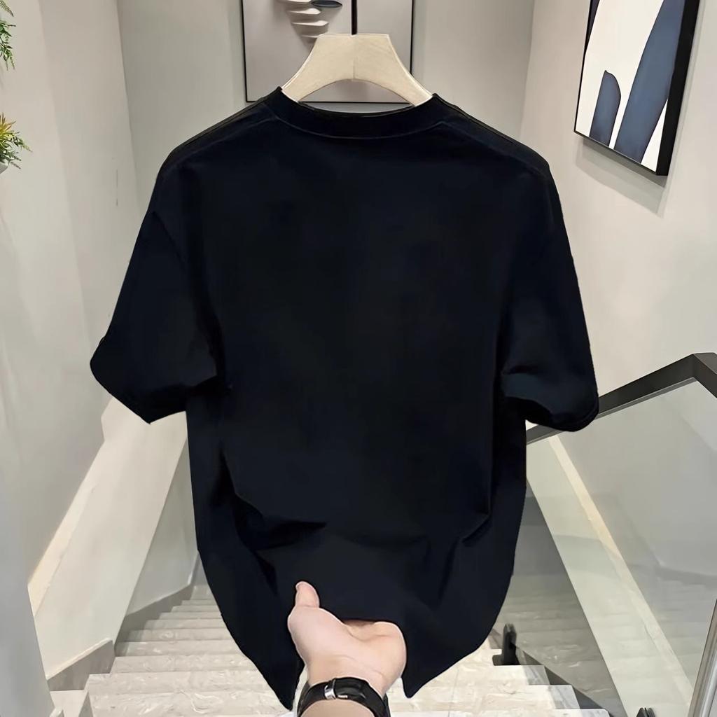 Couples Cotton T-Shirt Short Sleeve Black White Tops Breathable Comfortable Soft Casual Sport Tees