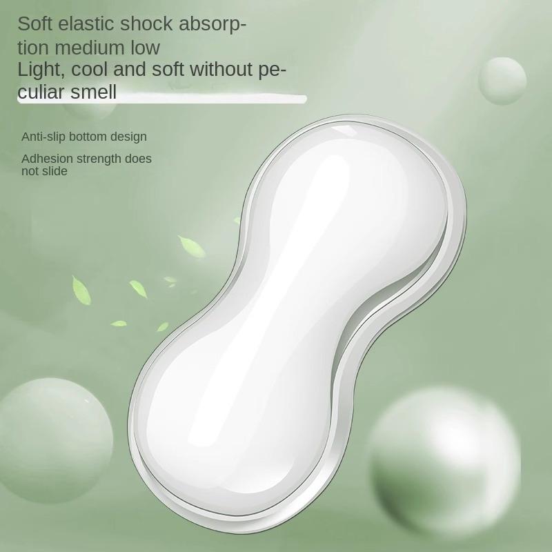 Коврик для мыши с подставкой для запястья, подставка для клавиатуры, нескользящий силиконовый прозрачный настольный офисный игровой пульт, подставка для запястья мыши