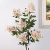 100 см длинная ветка искусственных улыбающихся цветов с листьями сломанные цветы комнатная искусственная цветочная мебель свадебное украшение дикая вишня цветет