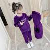 Winter Girls Tracksuit Autumn Toddler Teenager Clothes Tiger Velvet Jacket + Hoodie + Pant Children Kids 8 9 10 11 12 Year