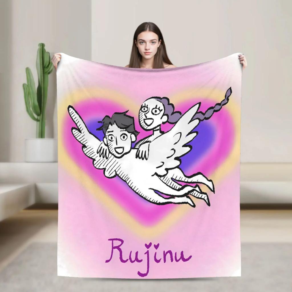 Super Soft Decorative Throw Blanket KPop Demon Hunters Anime Flannel Bedspread for Couch Bed Sofa Cover