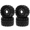 Remote Control Crawler Rubber Car Tires 120*72*69mm 4pcs Replacement for Kyosho Hpi Trax Monster Mk2 Tamiya Axial Remote 1/10 Control Car Wheels