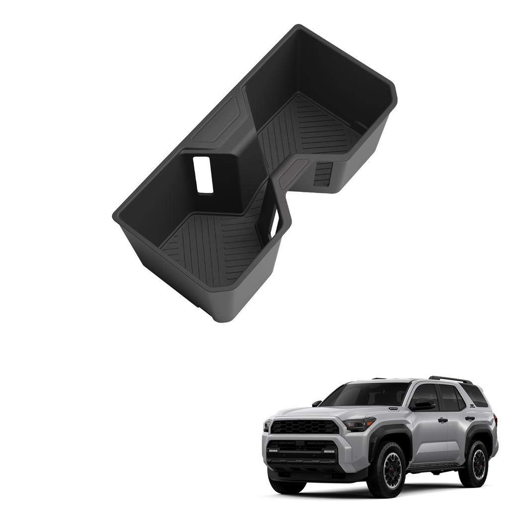 Для Toyota 4Runner 2026 Центральная консоль Держатель для стаканов Антискользящий ящик для хранения напитков Аксессуары для интерьера автомобиля Черный