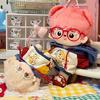 Colorful Hoodie 10cm Cotton Doll's Clothes Sport Set Plush Doll Clothes  Doll Accessories