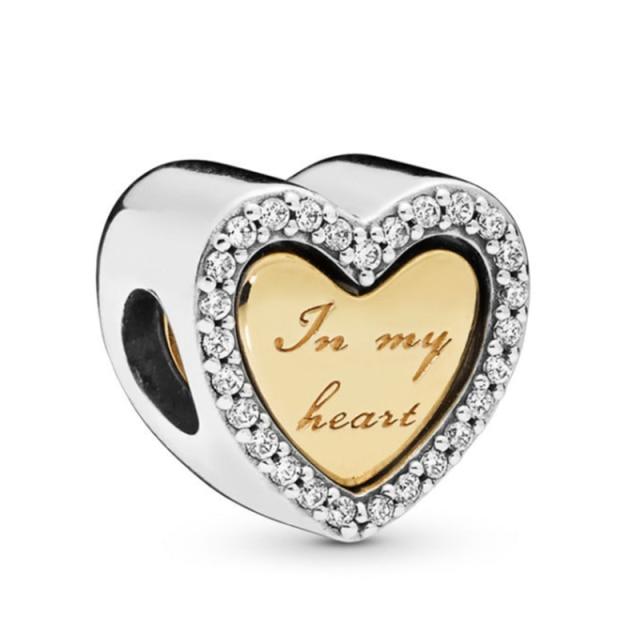 Серебряный кулон «Счастливый кот, собака, коготь, Корона, Сова, любовь», подходит для маленьких ювелирных браслетов, женские оригинальные украшения из бисера