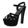 Woman Square Heel Sandals Open Toe High Heels Platform Sandals Shoes Woman High Heel  Sapatos Feminino 2025