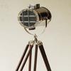Designer Studio Floor Lamp Nautical Spot Light Searchlight With Tripod Stand